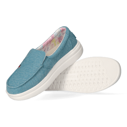 Misty Rise Dames Instappers Tropical Blue