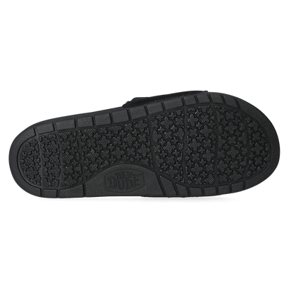 Phoenix Basic Knit Heren Slippers Black