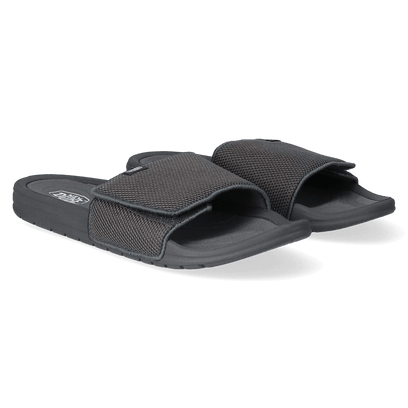 Phoenix Basic Knit Heren Slippers Grey