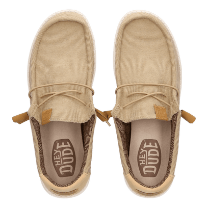 Wally Corduroy Heren Instappers Tan