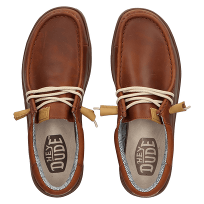Wally Grip Craft Leather Heren Instappers Brown