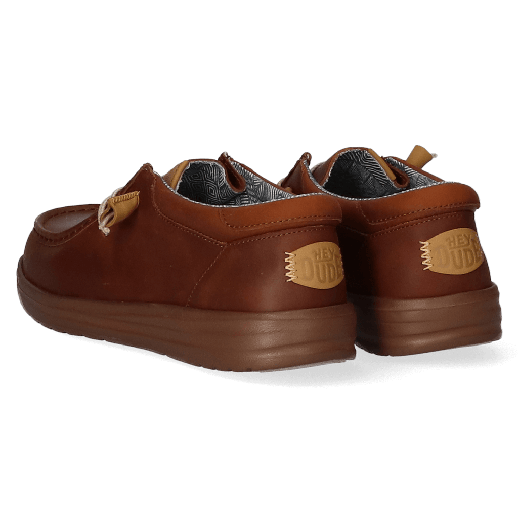 Wally Grip Craft Leather Heren Instappers Brown