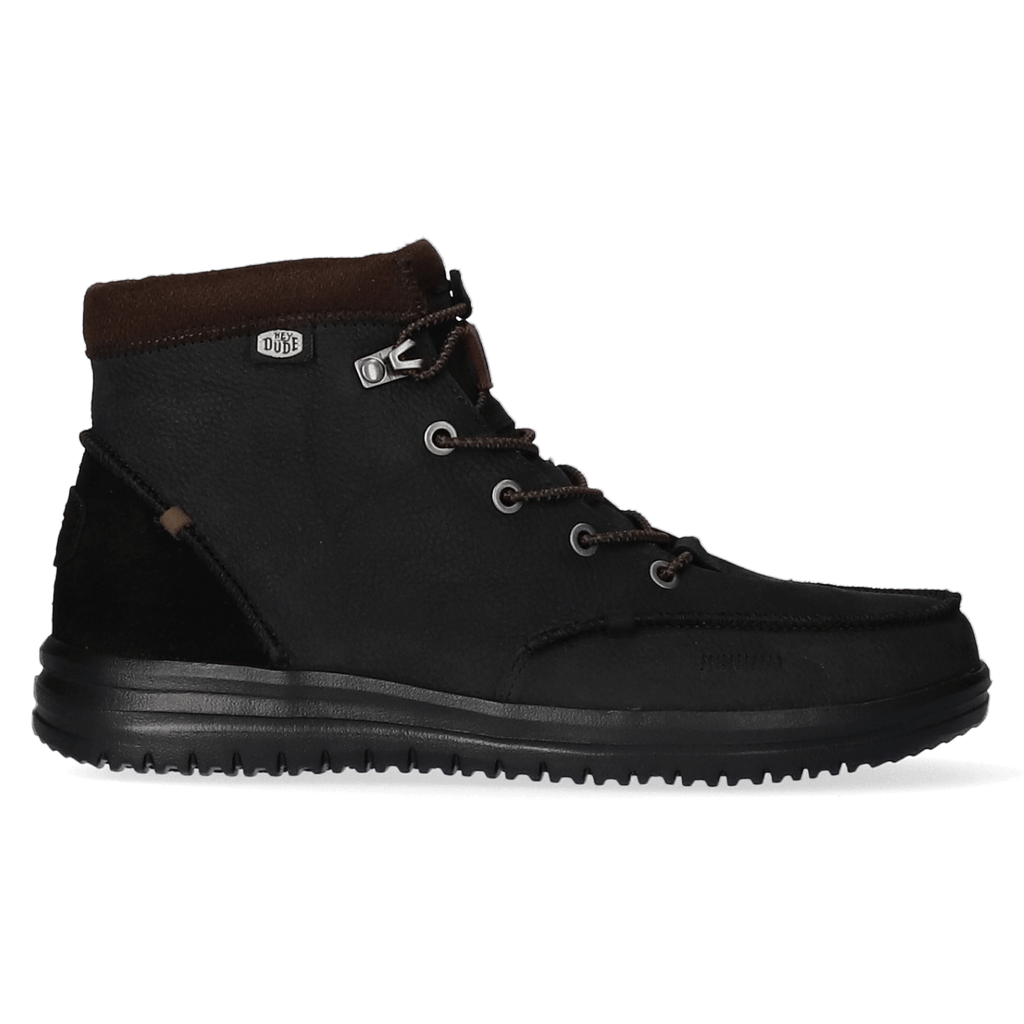 Bradley Leather Heren Boots Black