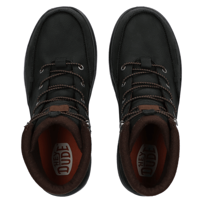 Bradley Leather Heren Boots Black