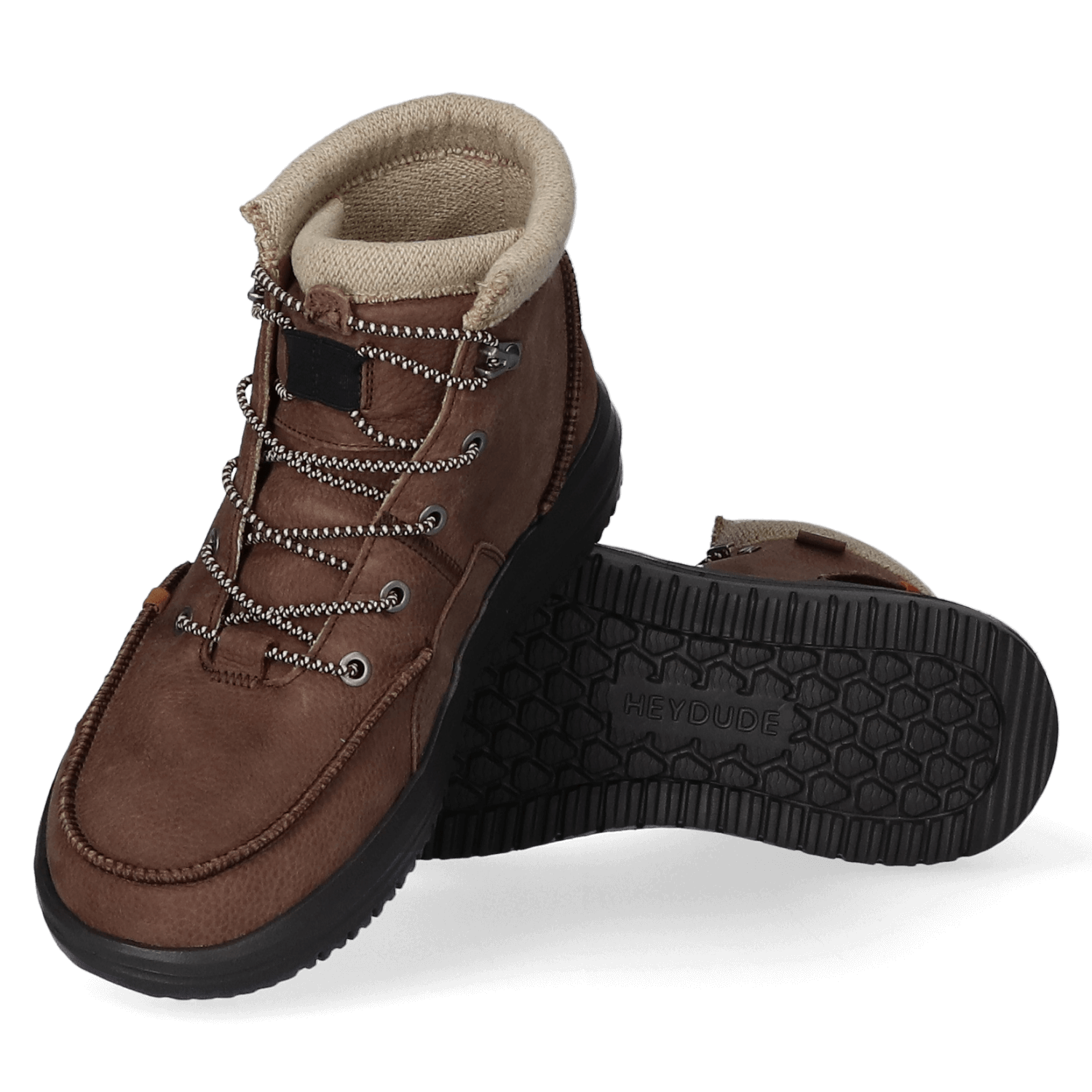 Bradley Leather Heren Boots Bruin HD40189 255 HEYDUDE