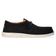 Wally Washed Canvas Heren Instapper Black
