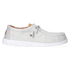 Wally Washed Canvas Heren Instapper Light Grey