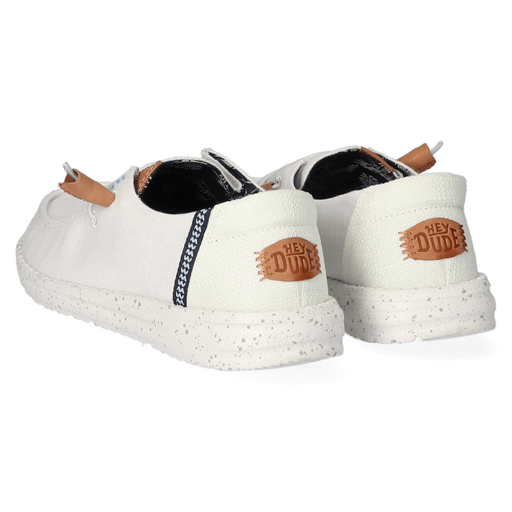 HEYDUDE Wendy Canvas Voor dames - Casual instappers - Mocassin-stijl - Zwart/Wit, 36 EU HEYDUDE Wendy Canvas Voor dames - Casual instappers - Mocassin-stijl - Zwart/Wit, 36 EU
