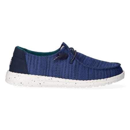 Wendy Sport Mesh Dames Instappers Navy/White