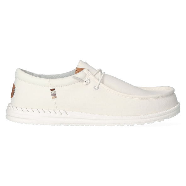 Wally Funk Nylon Craft Heren Instappers Stone White