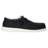 Wally Canvas Heren Instappers Black/White