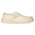 Wally Canvas Heren Instappers Stone White