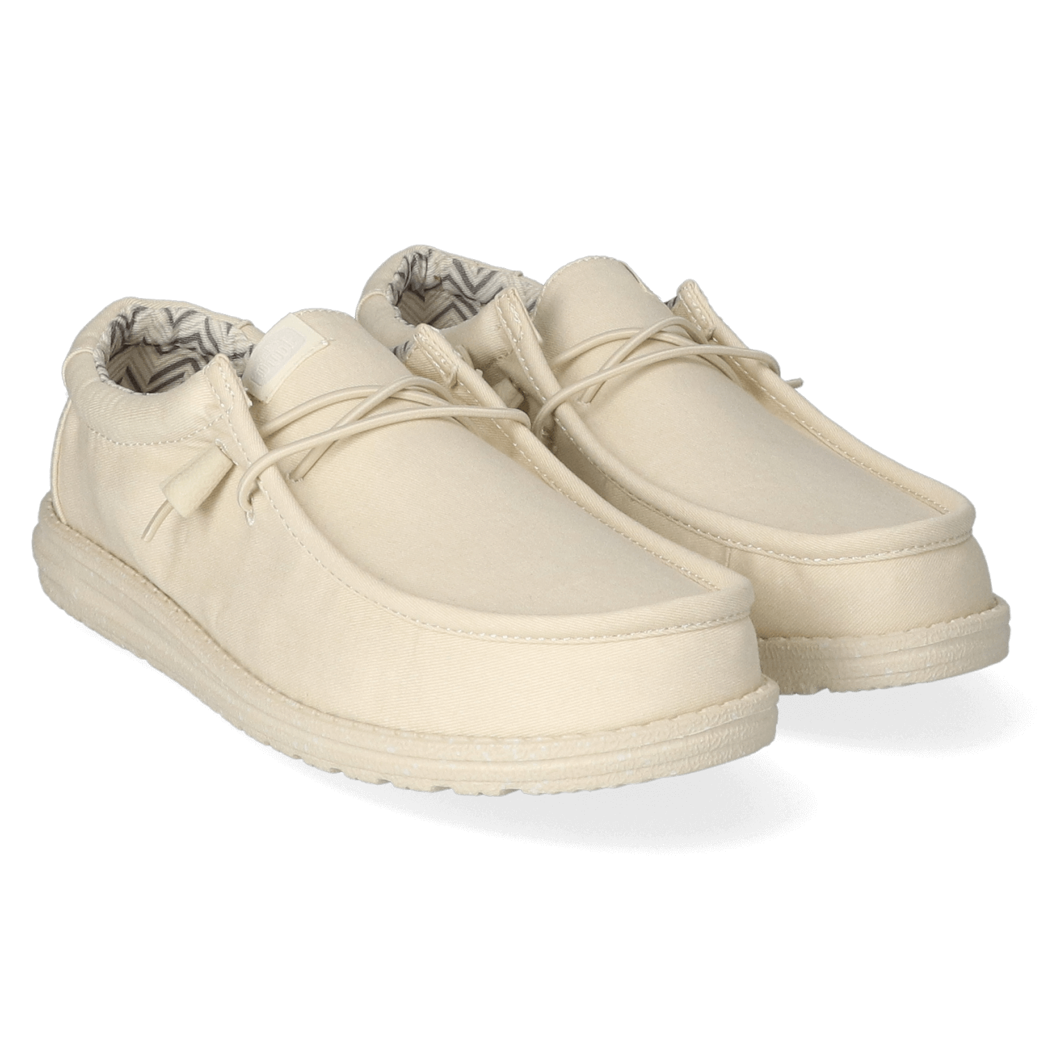 Wally Canvas Heren Instappers Wit HD40700 1KA HEYDUDE