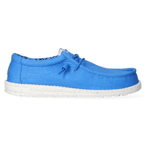 Wally Canvas Heren Instappers Blue