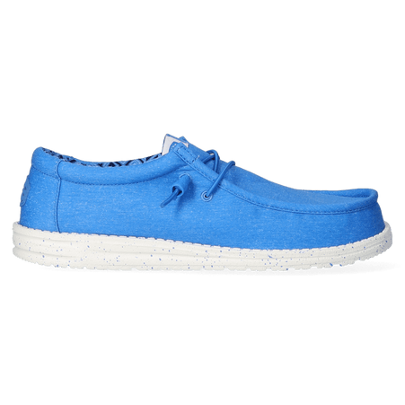 Wally Canvas Heren Instappers Blue