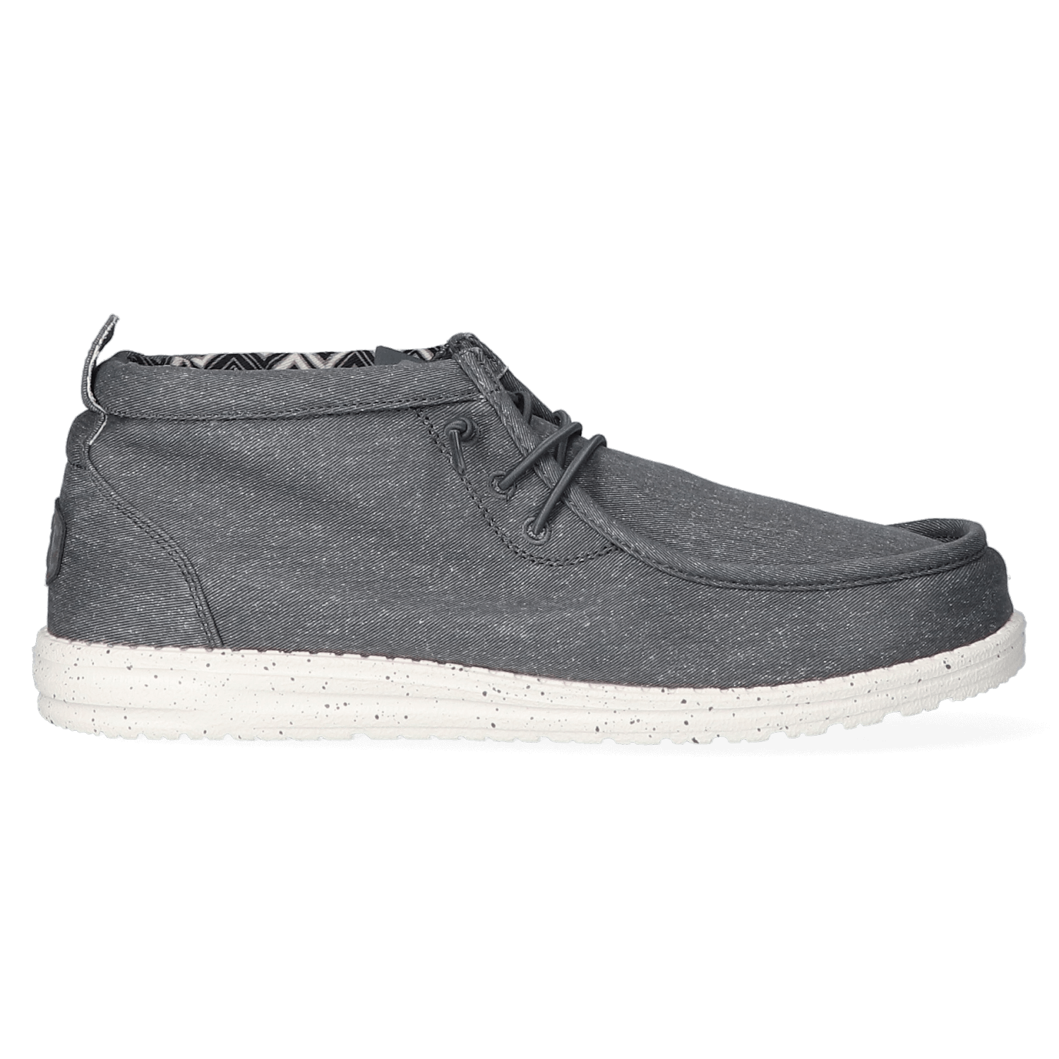 Hey Dude Polacco Due Buchi Uomo WALLY MID GRIPR CLAS Black » Marro Un Hey Dude Polacco Due Buchi Uomo WALLY MID GRIPR CLAS Black » Marro Un