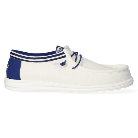 Wally Letterman Heren Instappers White/Blue