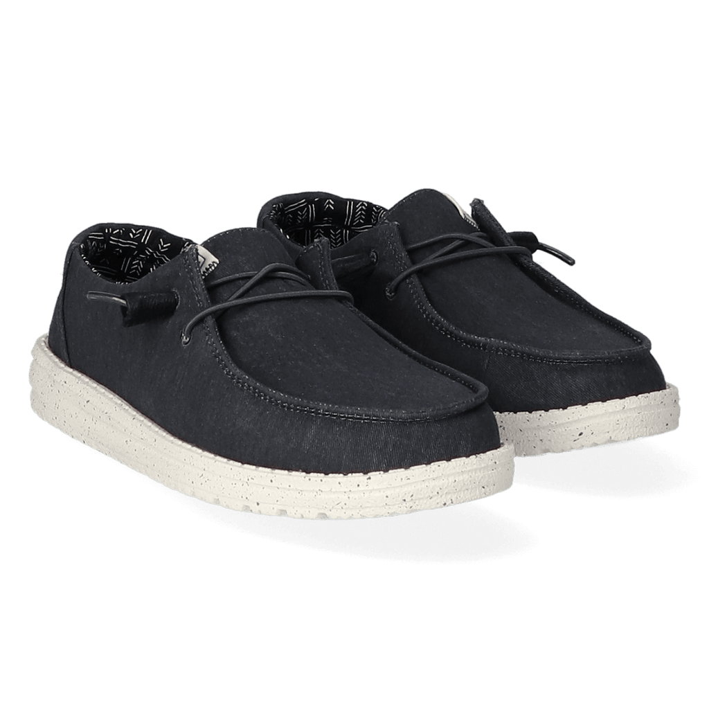 Wendy Canvas Dames Instappers Black