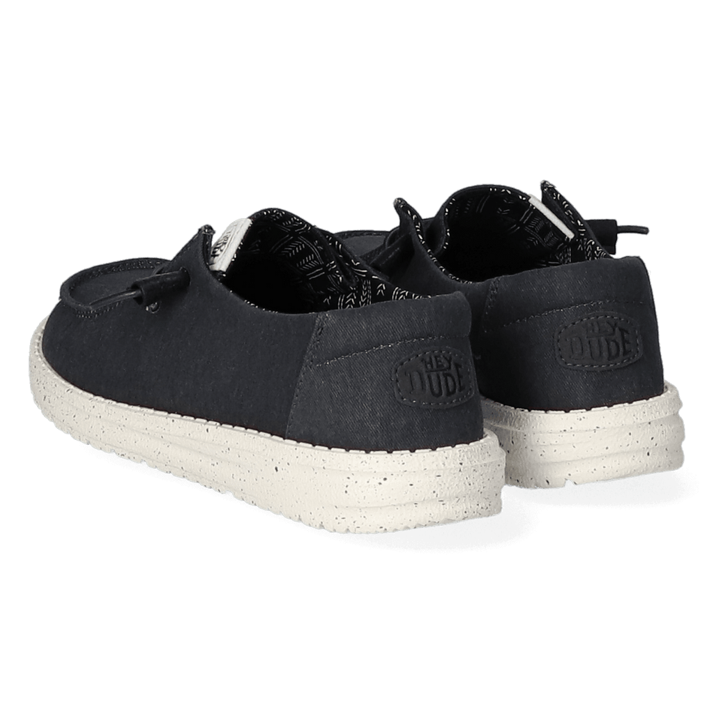 Wendy Canvas Dames Instappers Black