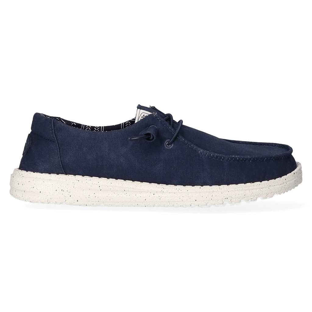 Wendy Canvas Dames Instappers Navy