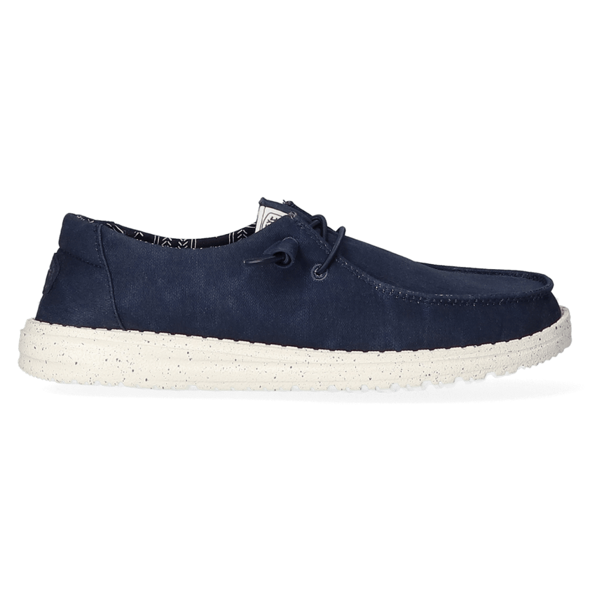 Wendy Canvas Dames Instappers Navy