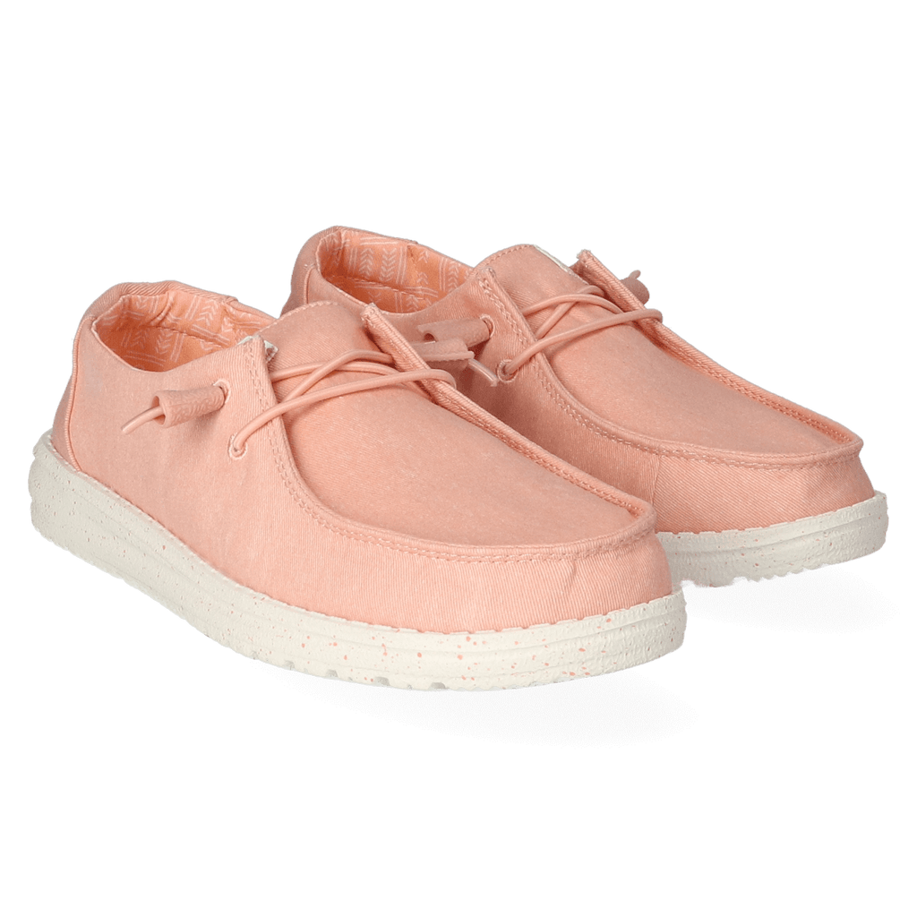 Wendy Canvas Dames Instappers Pink